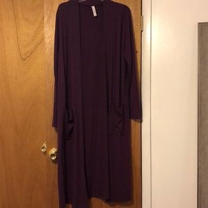 Knee length cardigan light weight